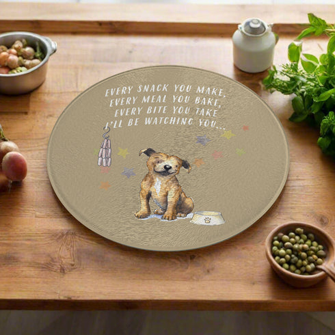 Staffordshire Bull Terrier Brown Trivet